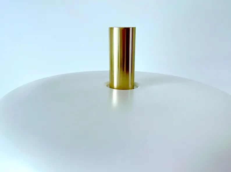 Large Vintage Space Age Desk Lamp, Brass