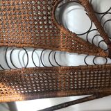 Peacock rattan headof