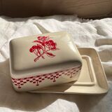 Red Checkerboard Butter Butter Counter Family