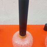 Set of 3 metal and glass suspensions