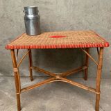Rattan table