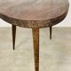 50s tripod coffee table with compass legs