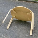 Scandinavian coffee table curved wood ikea svalsta 73cm