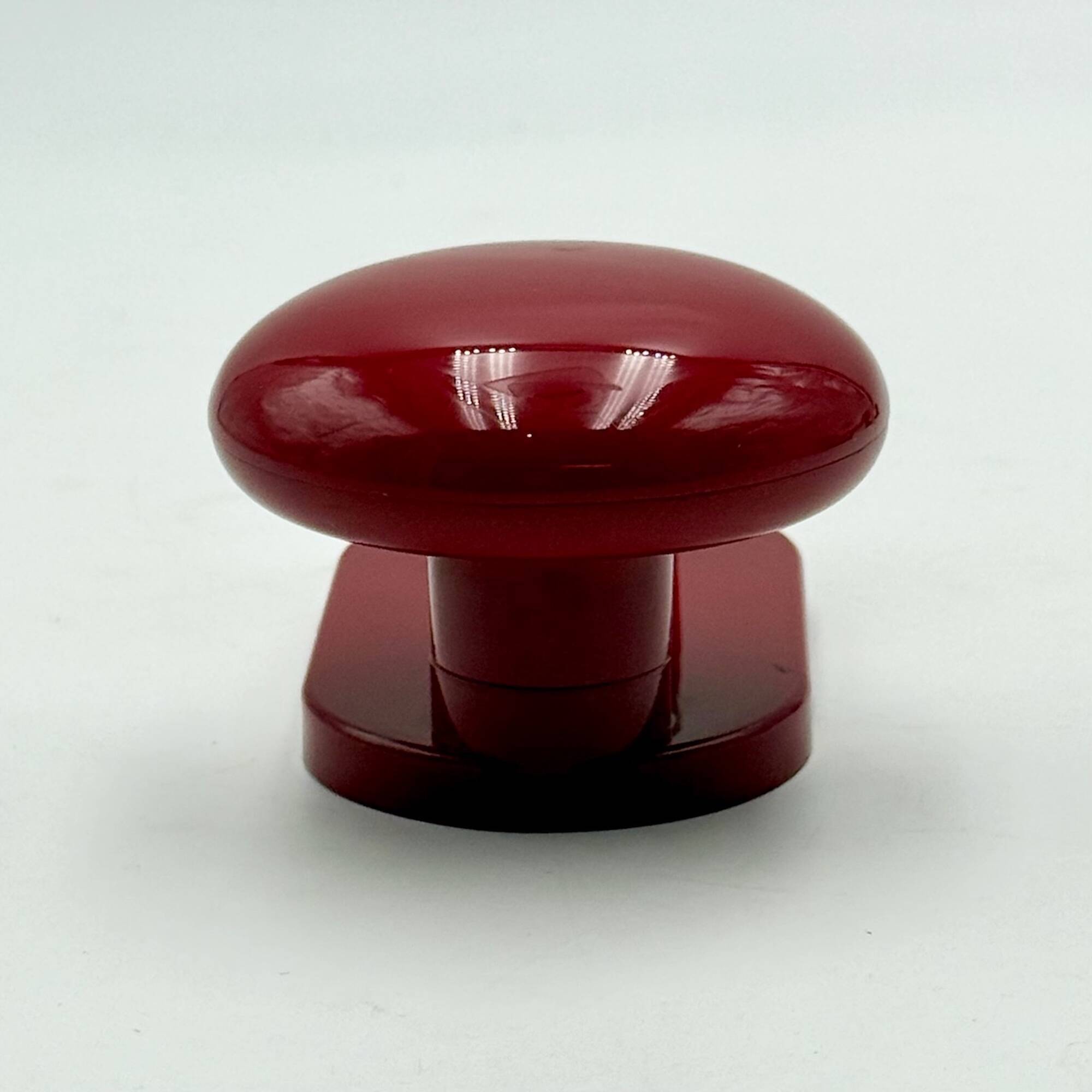 Vintage Modernist Wall Hooks in Burgundy Red by Carlo Bartoli, 1970s Con&Co