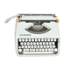 Hermes Baby Cursive green lime maker typewriter