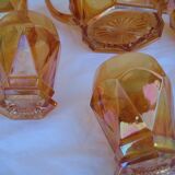 Ancien service à orangeade pichet & 6 verres
