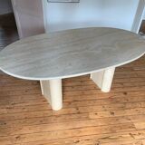 Roche Bobois travertine table