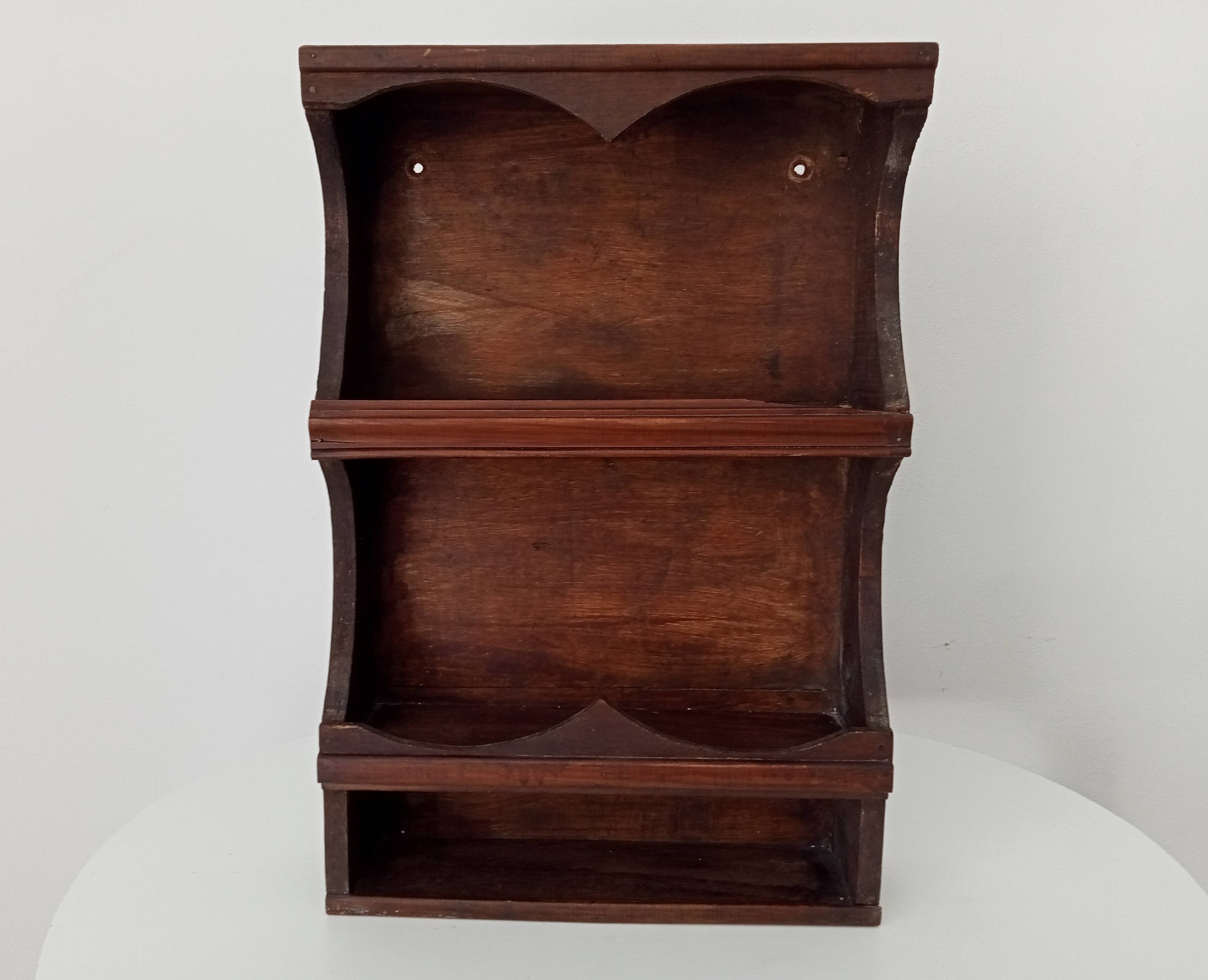 Old spice wall shelf