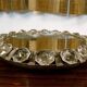 Illuminated round crystal glass mirror from Palwa, West-Germany 1950s