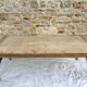 Table de ferme avec 2 tiroirs