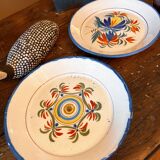 Polychrome earthenware plate