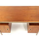 Bureau en teck et métal années 50