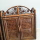 Set 2 shelves rattan bamboo vintage