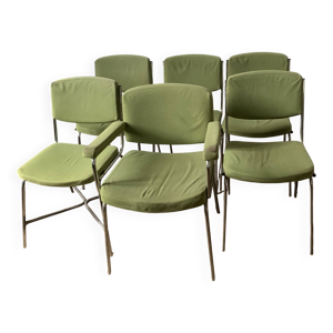 5 chaises 1 fauteuil - assise