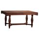 Art Deco dining table in teak, with butterfly extension, Danish cabinetmaker, 1940s.