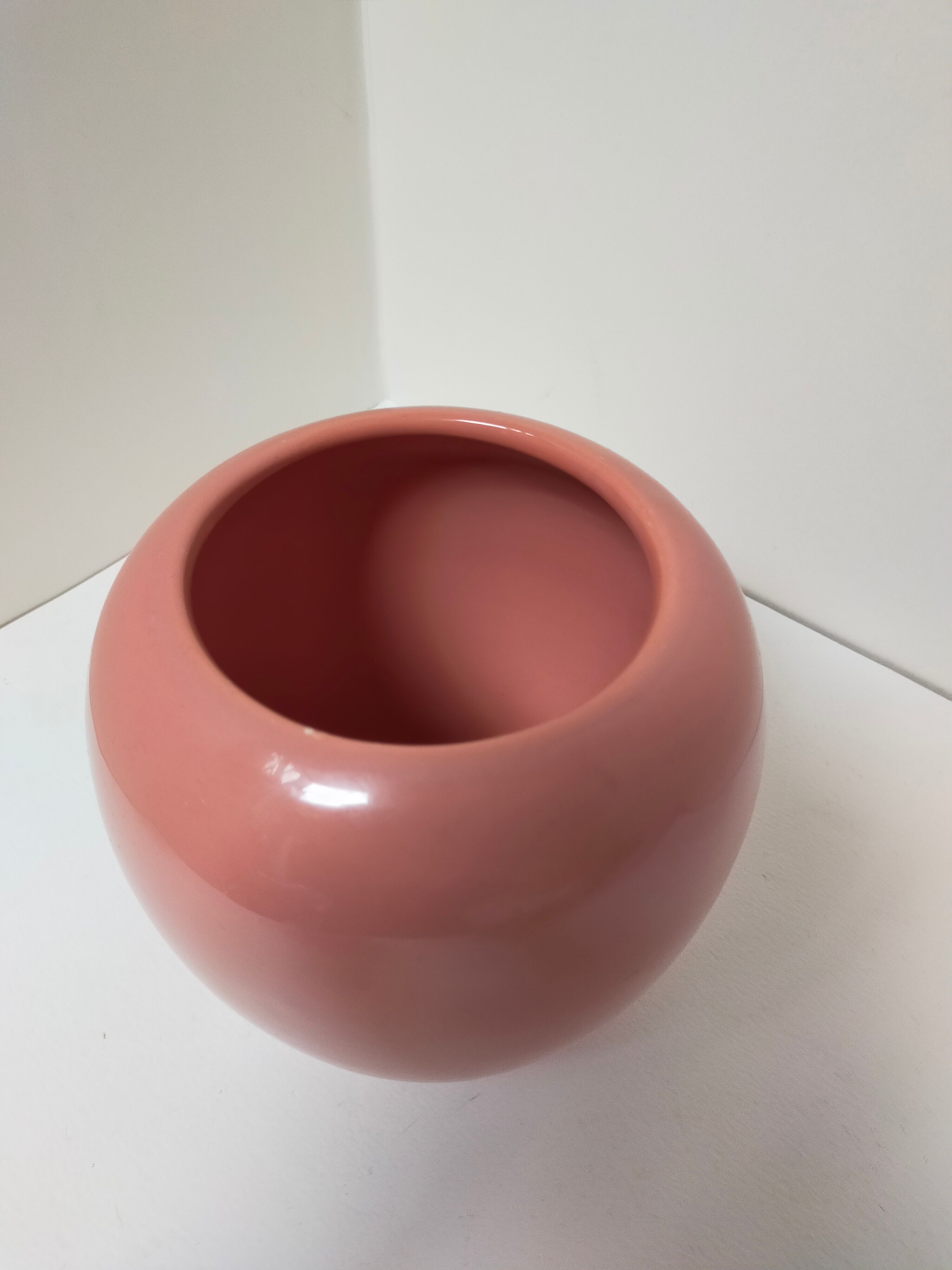Pink ceramic vase
