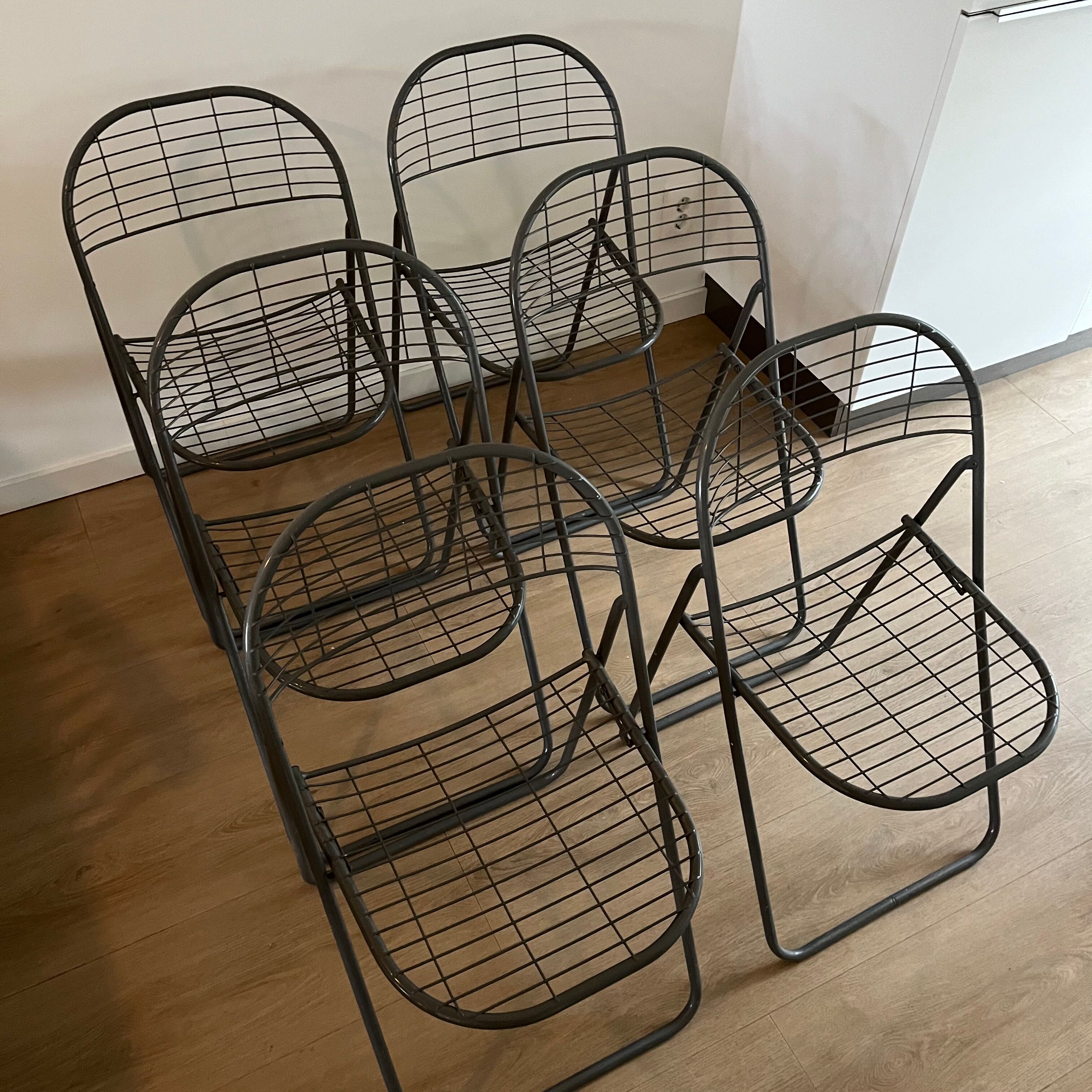 Lot de 6 chaises pliantes Kino by Niels Gammelgard