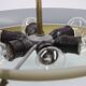 Lustre Bauhaus « OVNI » des années 1930 par Josef Hurka, Tchécoslovaquie