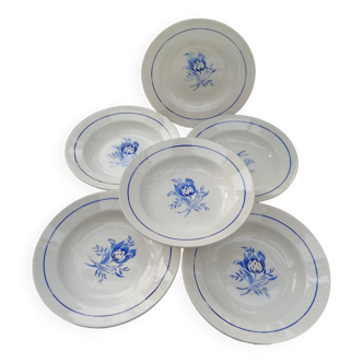 6 St Amand soup plates