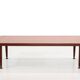 Table basse scandinave moderne en teck du milieu du siècle