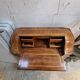 Vintage curved slope secretary