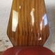 Lot of 4 chairs 1960s skai red compass feet