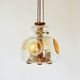 A modernist pendant light, 1970s.