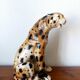 Vintage ceramic leopard, Italy 1970