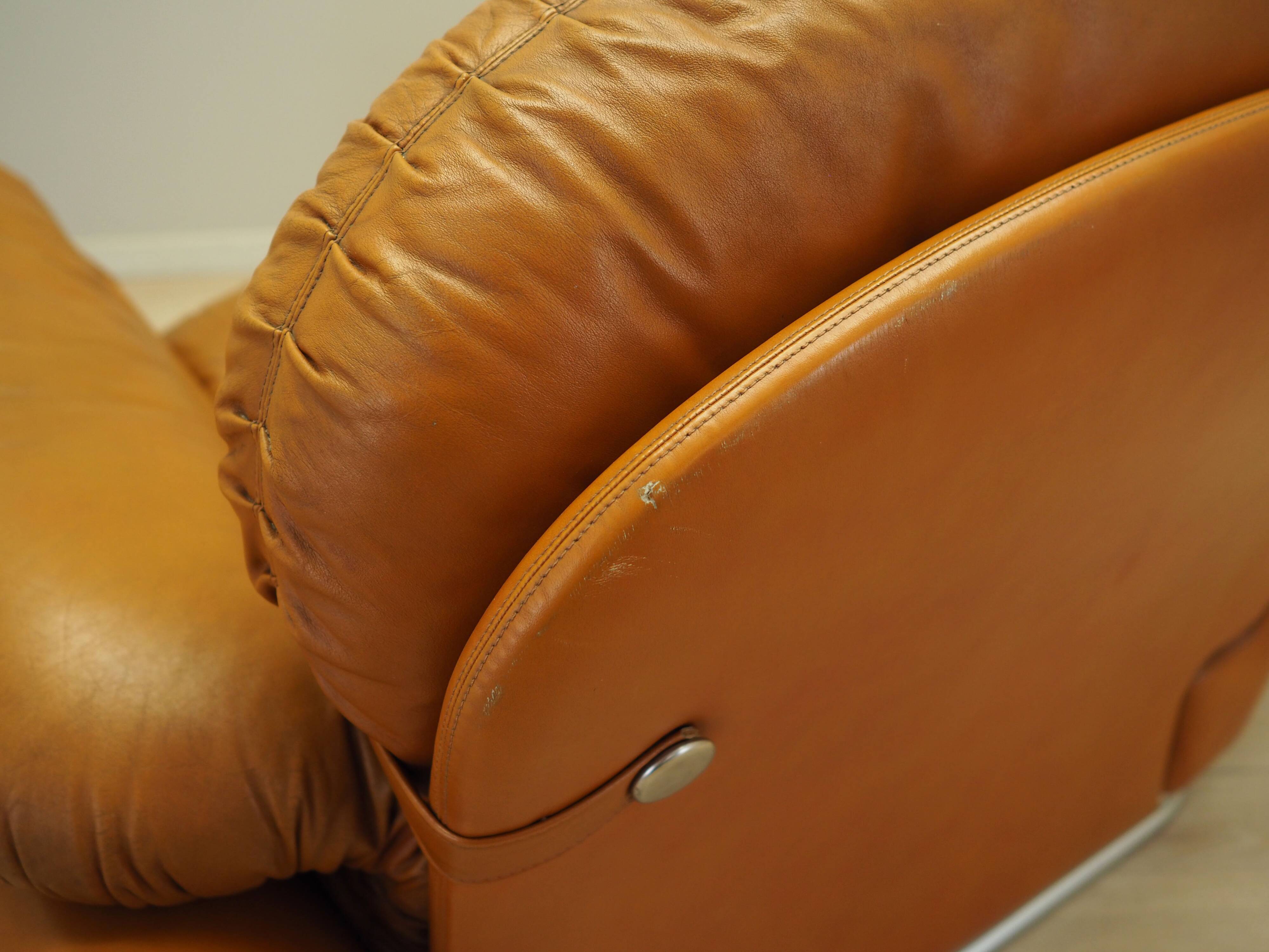 Orange armchair, Space Age design, 1960s, production: Italy