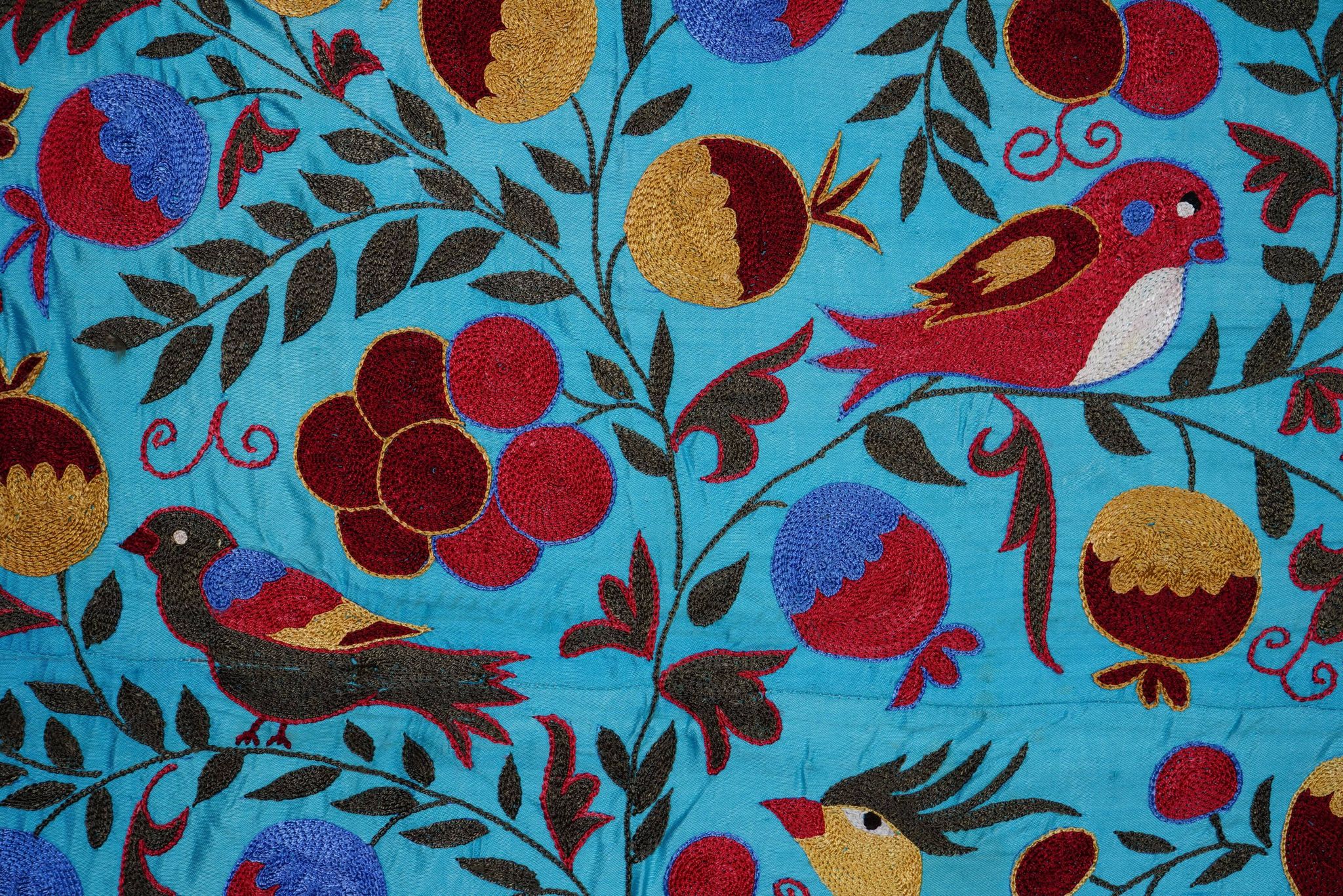 Tapis turc vintage noué à la main