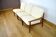 Armchairs forming a Danish bench by Grete Jalk, Glostrup edition, 1960.