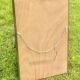 Large antique moulded wooden mirror 61 x 94 cm