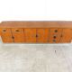 Vintage Italian burl wood credenza, 1970s