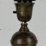 Midcentury Scandinavian brass cocoon mushroom lamp, Borens, Sweden 1960s