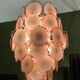 Murano Chandelier with 42 Crystal Disks design Gino Vistosi, 1970s