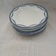 12 antique ironstone dinner plates