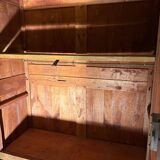 Antique solid wood wardrobe (oak)