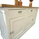 Vintage 3-door wooden sideboard