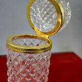 Cut glass jewelry box