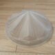 French Vintage Art Deco White Opaque Glass Abstract Platform Light Shade