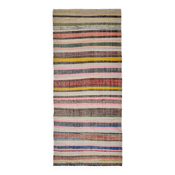 Turkish Handwoven Flatweave Chaput Kilim 150 cm x 340 cm