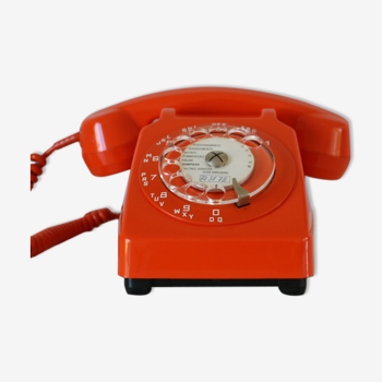 Telephone Socotel S63 orange 1981