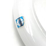 Vide poche en cristal "Pomeri", Eleonore Peduzzi Riva, Vistosi Murano Italie, 1972