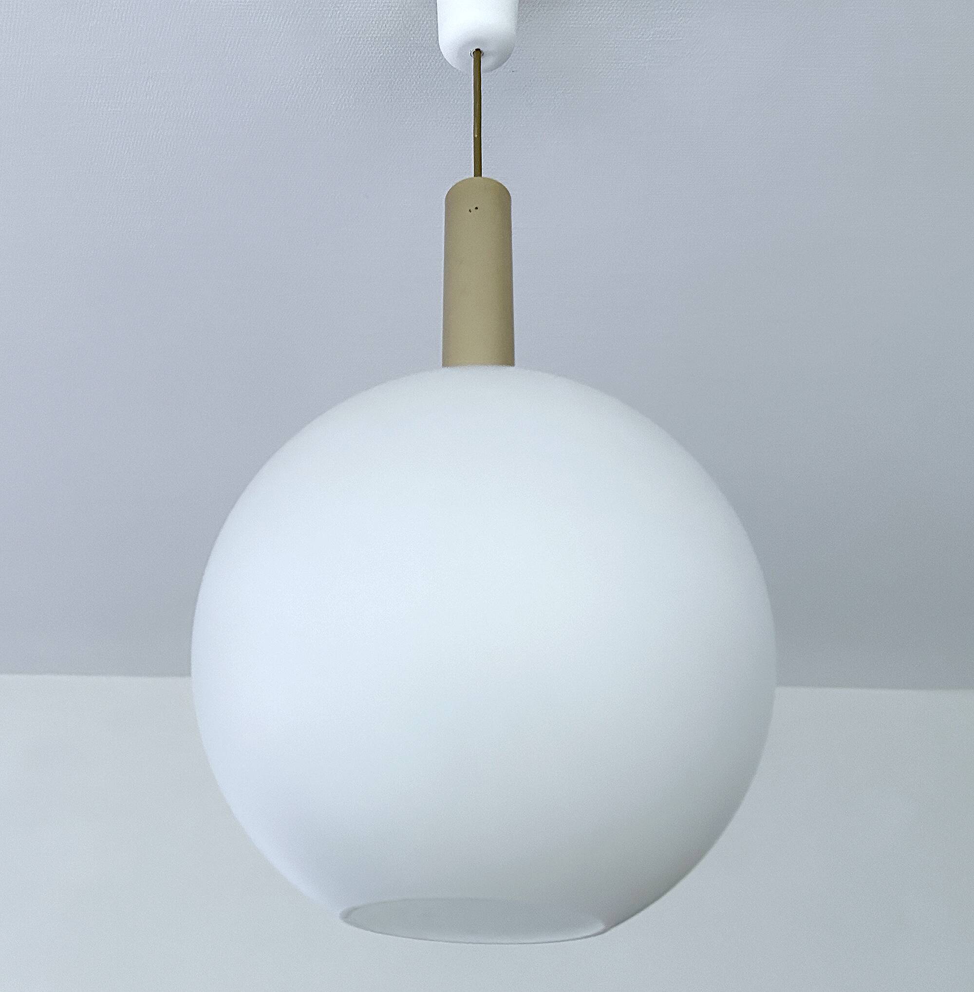 Large Mid Century Italian Pendant Lamp