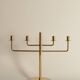 Scandinavian Modern Brass Candelabra by Hans-Agne Jakobsson, Markaryd, 1960s