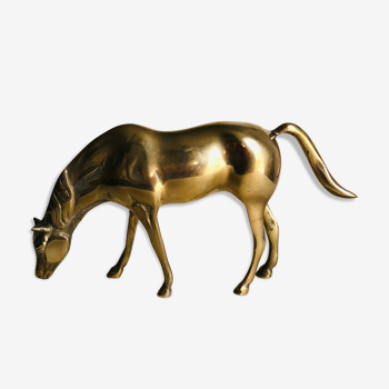 Brass horse