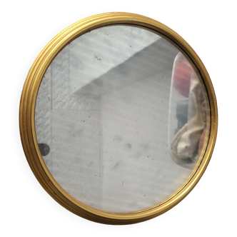 Plateau rond miroir