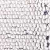Tapis turc en laine fait main bleu et blanc 4x7, 135x213 cm