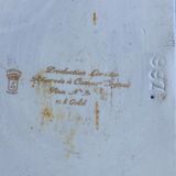Collector blue advertising ashtray Camus Cognac blue porcelain