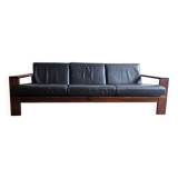 Vintage cubistic 3-seater sofa, 1970's